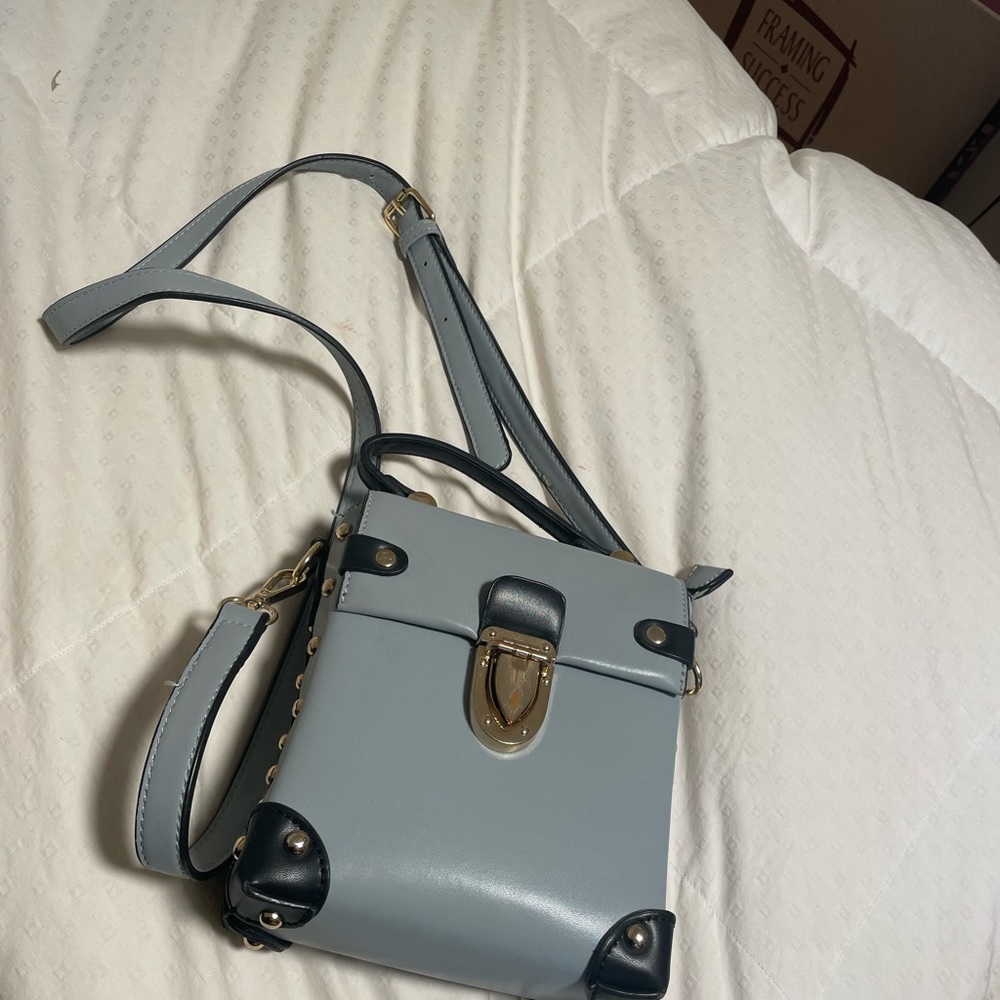 Baby Blue Clutch Bag